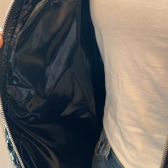 Funky sequined bomber Jacket. It’s so pretty - Picture 3 of 7